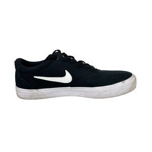 Nike SB Charge canvas skateboarding shoe sneaker CD6279-002 Size 7.5 black white